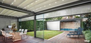 MED AZIMUT, pergola pliable à 90°
